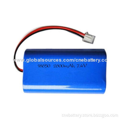 Rechargeable Panasonic Li-ion Batteries, 2S1P 7.4V, 3,100mAh